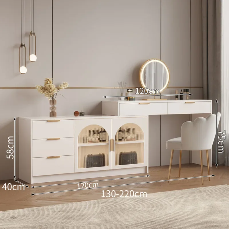 Container Dressing Table Drawer Baby Girl Set Modern Dressing Table Cabinets Living Room Hairstyle Penteadeira Home Furniture