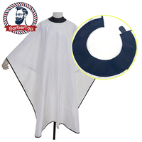 Barbertop Haircut Cloth Salon Waterproof Barber White Cape Hairdresser Apron Hair Cut Hairdress Gown Hairdressing Coat