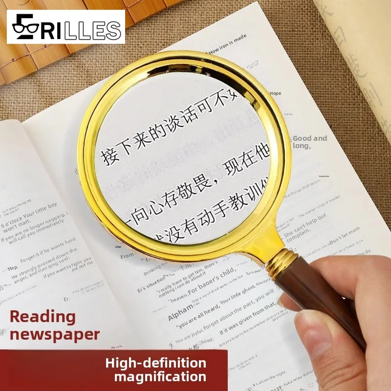 Loupe haute puissance 100X pour les sciences des enfants, loupe portative HD pour la lecture, l'observation des insectes, l'exploration de la nature