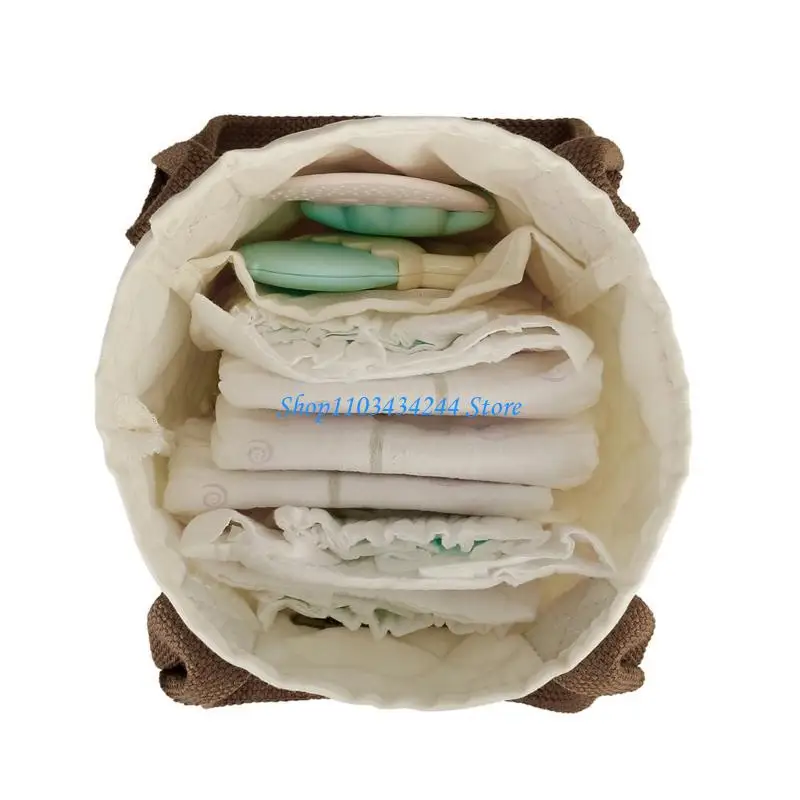 

Delightful Bear Embroidery Organiser Bag with Internal Multiple Compartment, Portable Makeup Bag Travel Storage Bag