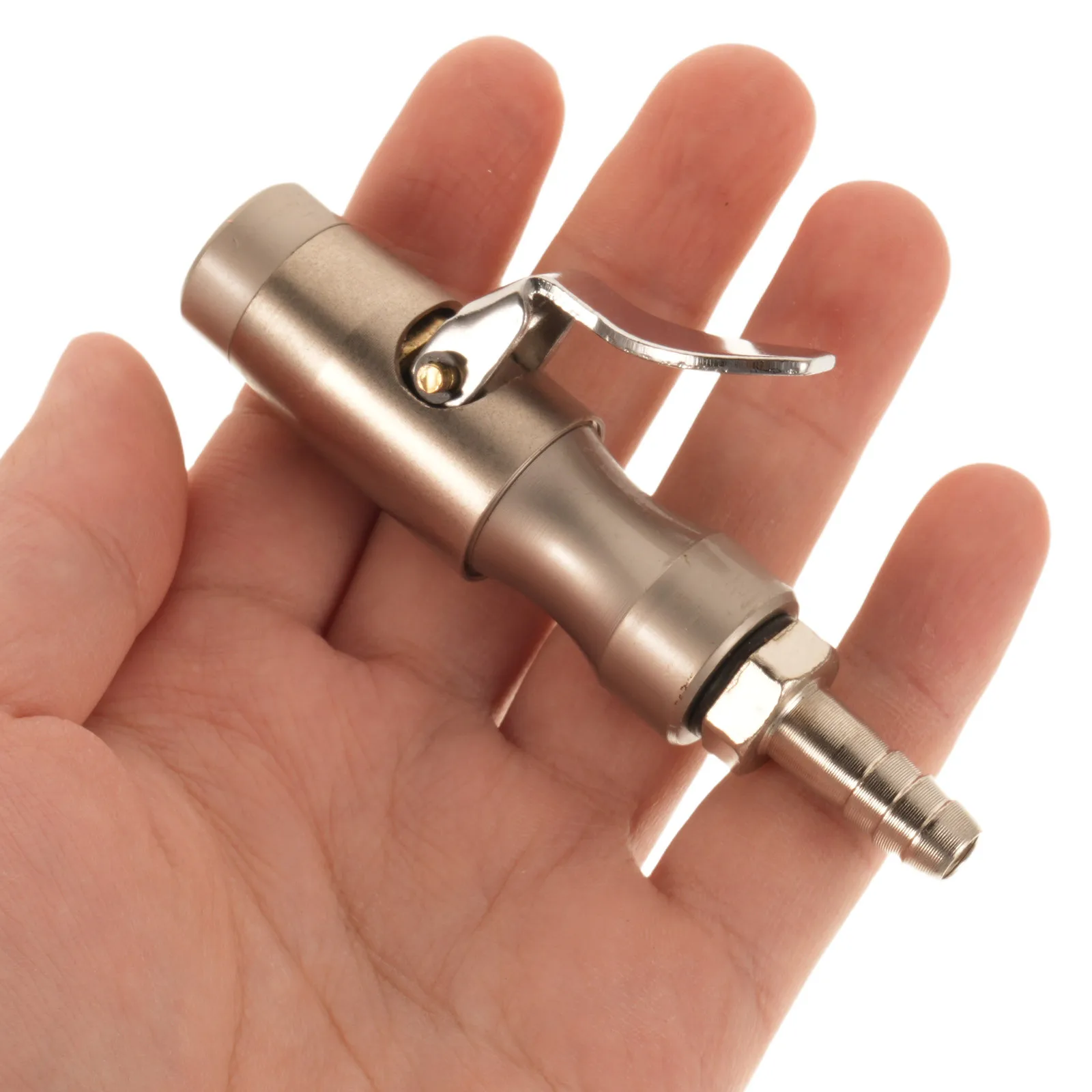 

1pcs German Type Brass Locking Air Chuck Car Tire Inflation Nozzle Self-Locking Inflator Adapter For Suv Motorcycle Quick