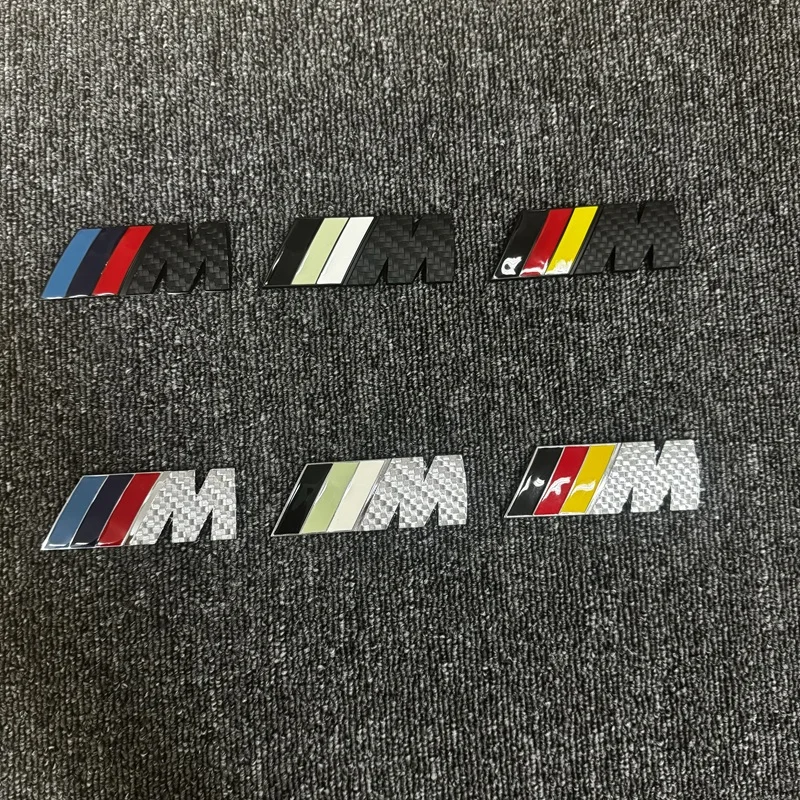 

1P ABS Car Side Fender Emblem Badge Sticker For BMW M M1 M2 M3 M4 M5 M6 G01 F20 G30 F30 F31 E36 E87 E60 E91 X1 X3 X5 Accessories