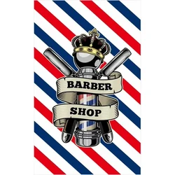 3x5ft BARBER SHOP Flag with Crown BANNER