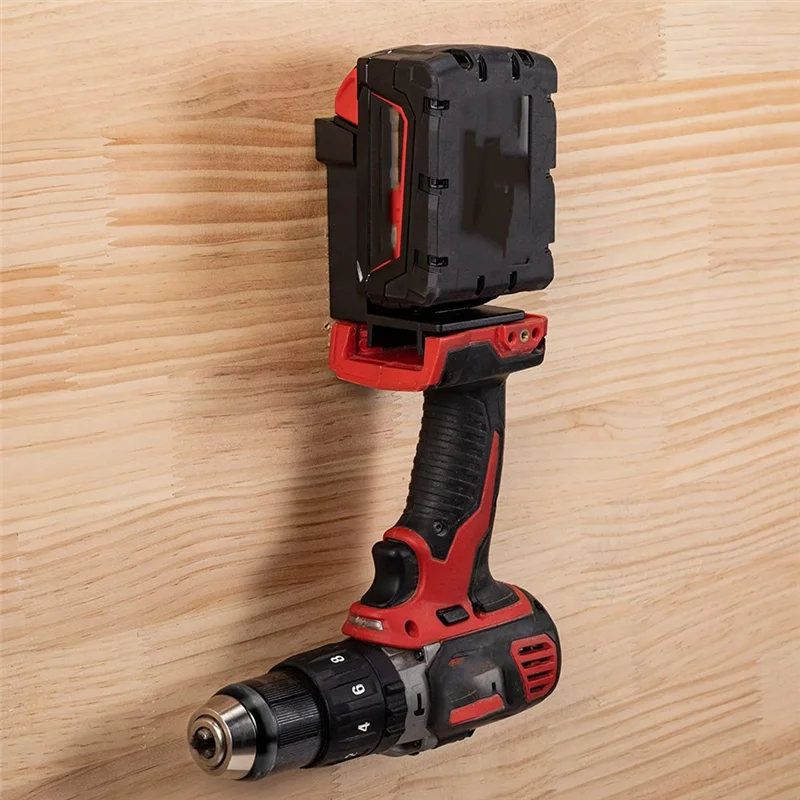 GTBL 5 uds 2 en 1 base para colgar herramientas-soporte de batería montado en la pared para baterías de 14,4 V-20 V para baterías de 18 V