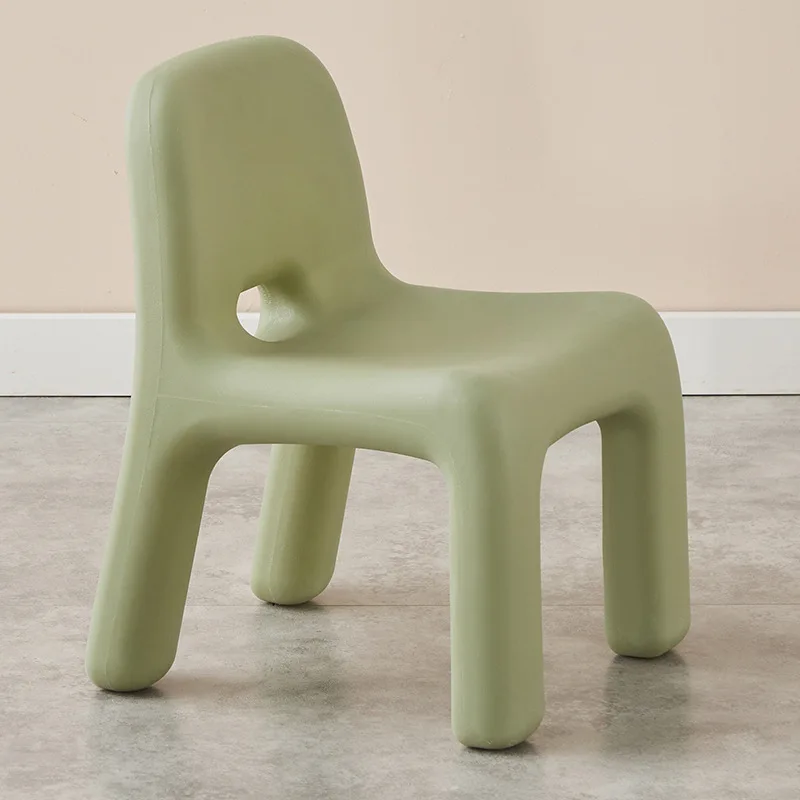 Modern PE Plastic Chair, Multipurpose Indoor Outdoor Children Seat for Kindergarten School Home