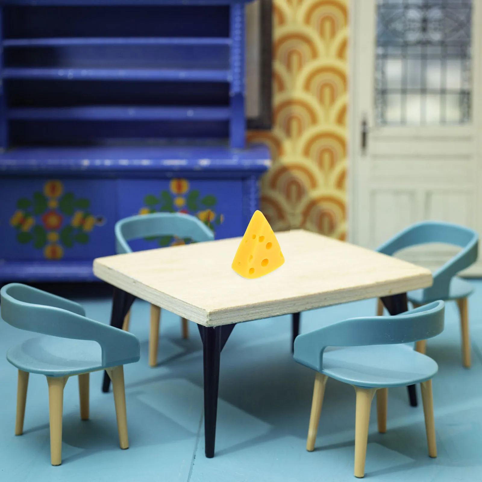 

30Pcs Realistic Mini Cheesecakes Fake Cheese Decoration for Play Party Themes DIY Mini Food Crafts Kitchen Display