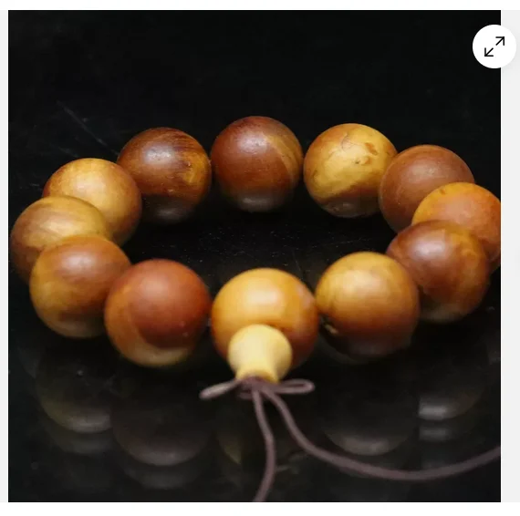 18mm Natural Thuja sutchuenensis Handmade Exquisite Beads Bracelets