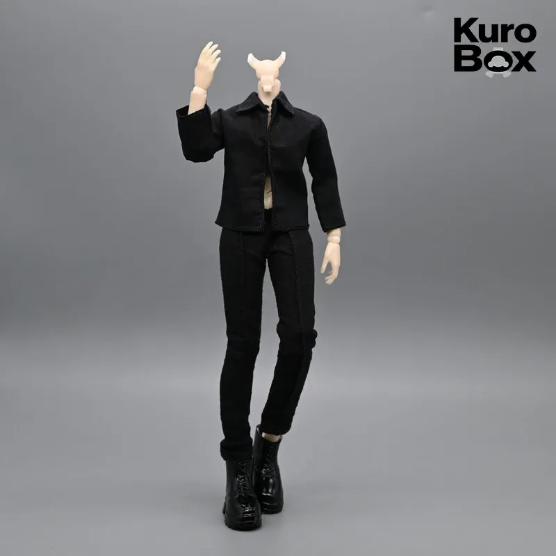 Bjd Doll Clothes Black Formal Suit Shirt Pants Outfit For 12 Scale Mjd Bjd Action Figure Body Daily Wear For Hobby Collectors