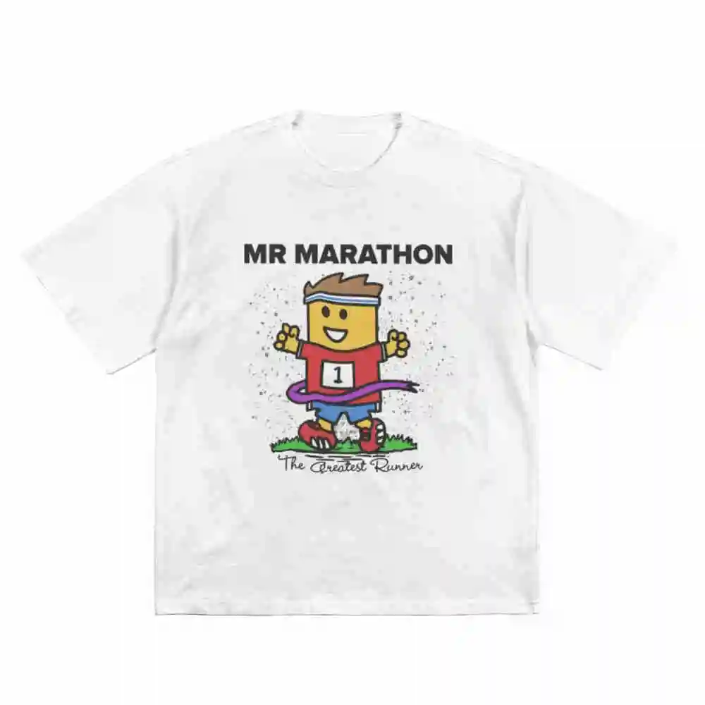 Marathon London Runner Emergency Short Sleeve Tee 100% Cotton T-Shirt