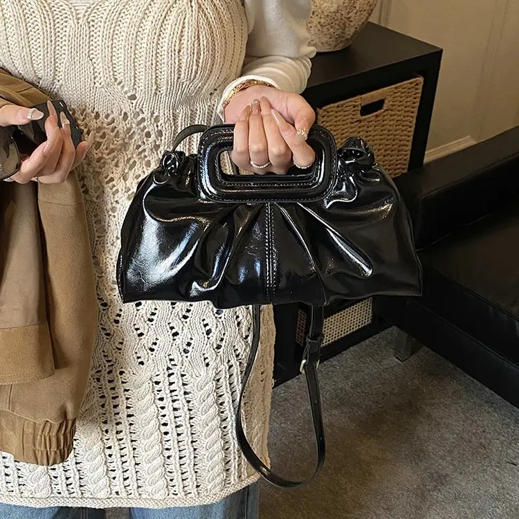 Sac carré structuré minimaliste – Sac à bandoulière et à bandoulière pour femme, petit sac à main chic de tous les jours, design polyvalent et simple