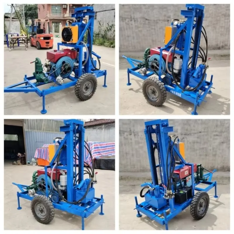 150m Mobile Rotary Water Well Drilling Rig with 25HP Diesel Power and Wide Bore Range for Agriculture and Home Wells