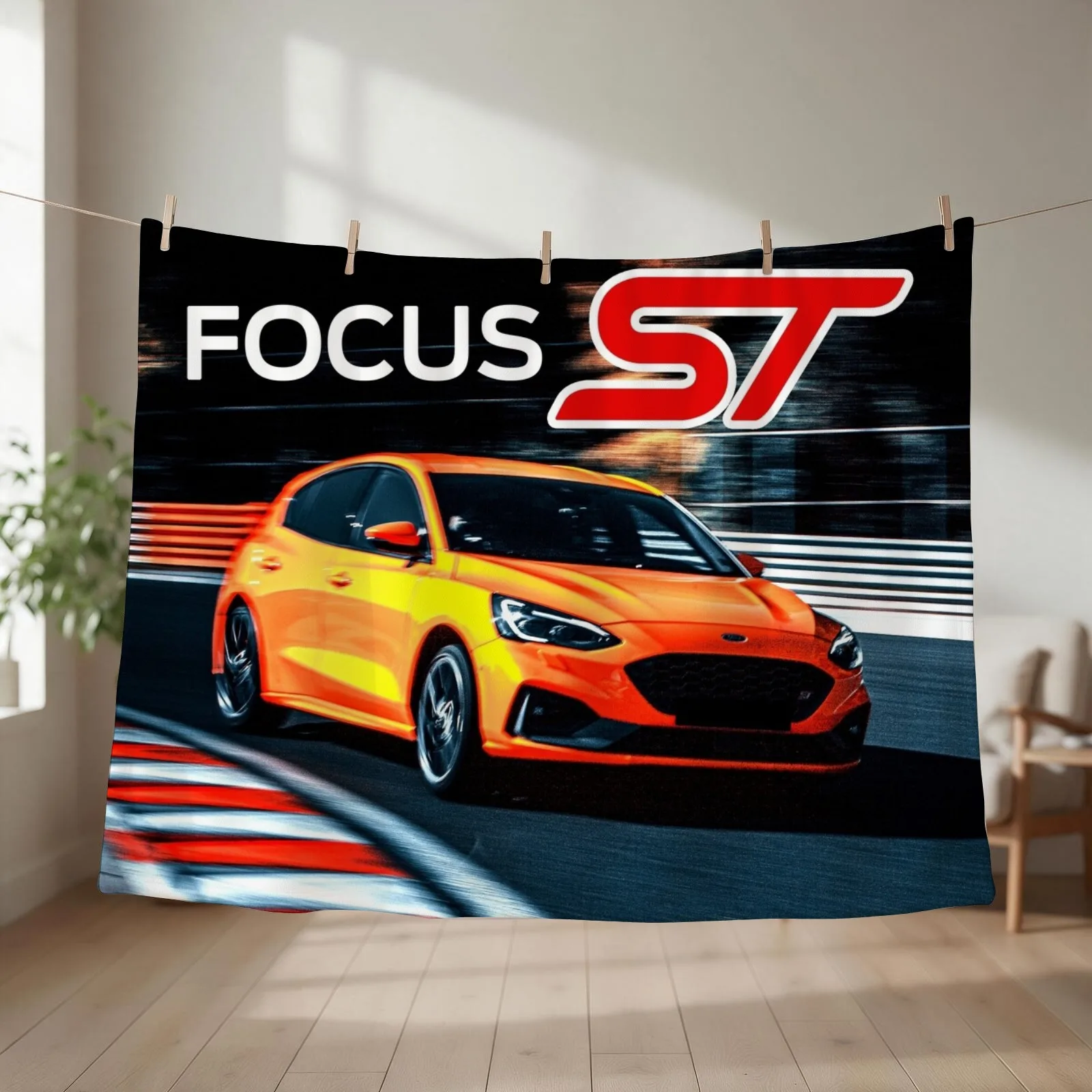 Focus ST Throw Blanket anime Decorative Beds decorative Multi-Purpose Blankets