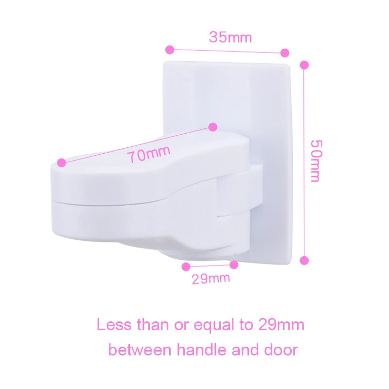 New Children Safety ABS Anti-open Handle Locks Universal Baby Security Lock Protection Device Anti Pet Door Opener Latch