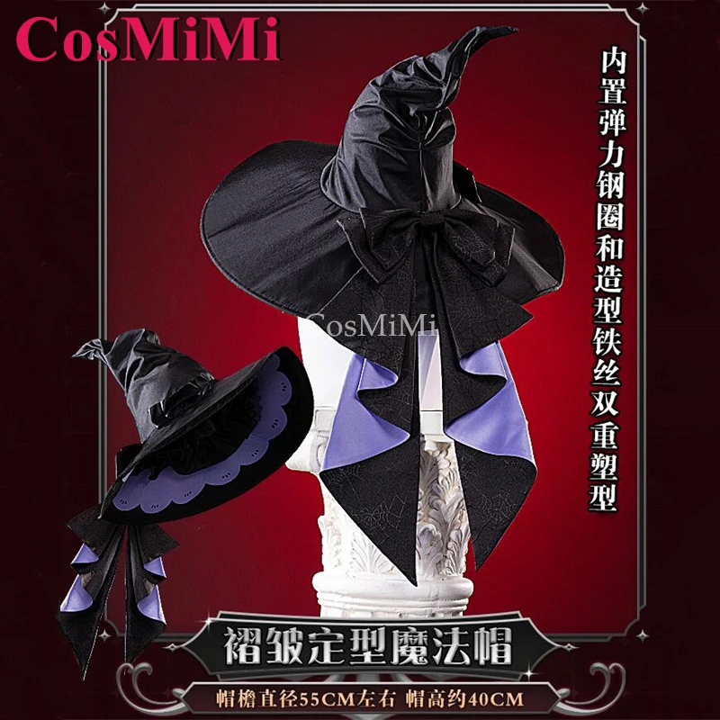 CosMiMi Game Identity V Emma Woods/Gardener Cosplay Costume Sweet Elegant Halloween Concert Witch Dress Party Role Play Clothing