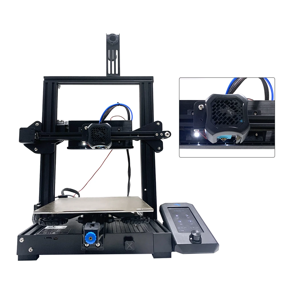 FYSETC-boquilla de iluminación Hotend para impresora 3D, accesorios para ENDER-3, ENDER-3 PRO, ENDER-3, V2, lámpara LED de 24 voltajes