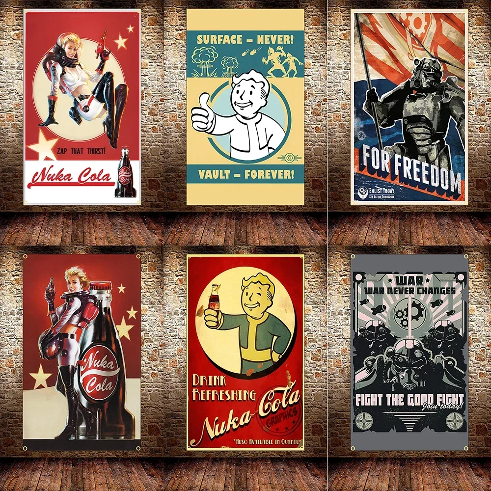FLAGDOM 90X150CM 3X5Ft GAME Poster Flag Polyester Printing Game Banner For Decor Tapestry