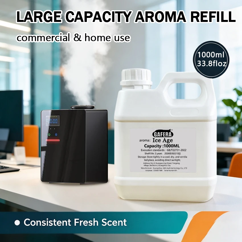 Hotel-Inspired Fragrance, Aroma diffuser essential oil refill liquid, Suitable for All Waterless aroma Diffusers, Lemon 1000ml