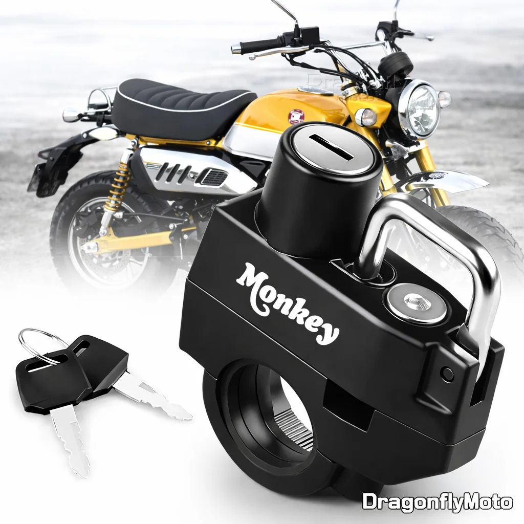 

Замок для мотоциклетного шлема для Honda Monkey Z-125 Z125 Z 125, противоугонный замок для шлема, противоугонное устройство, нержавеющий противоугонный замок