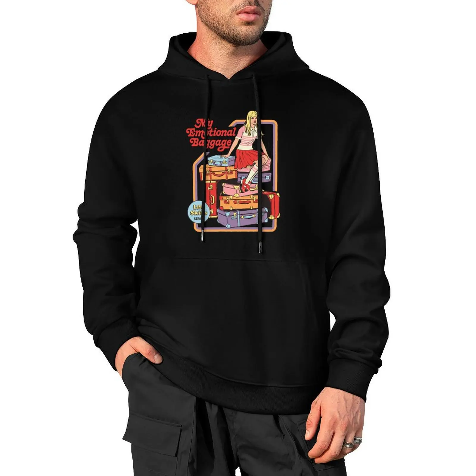 My Emotional Baggage Pullover Hoodie anime clothes hooded shirt fashion men mens clothing new in hoodies and blouses