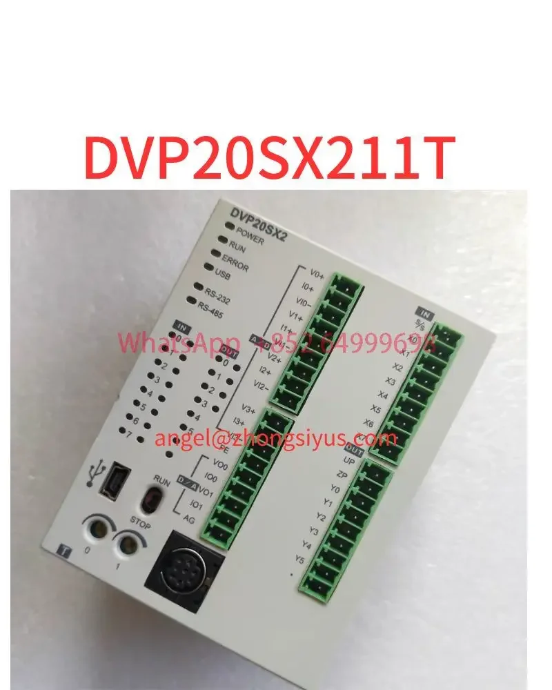 Used DVP20SX211T PLC module