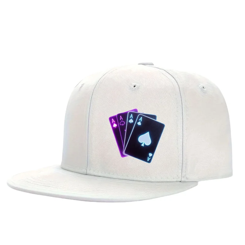 A Dazzling Magic Four Sheet A Printed Baseball Cap, Suitable for Magic Enthusiasts, Men's Style Design Baseball Cap, Universal f