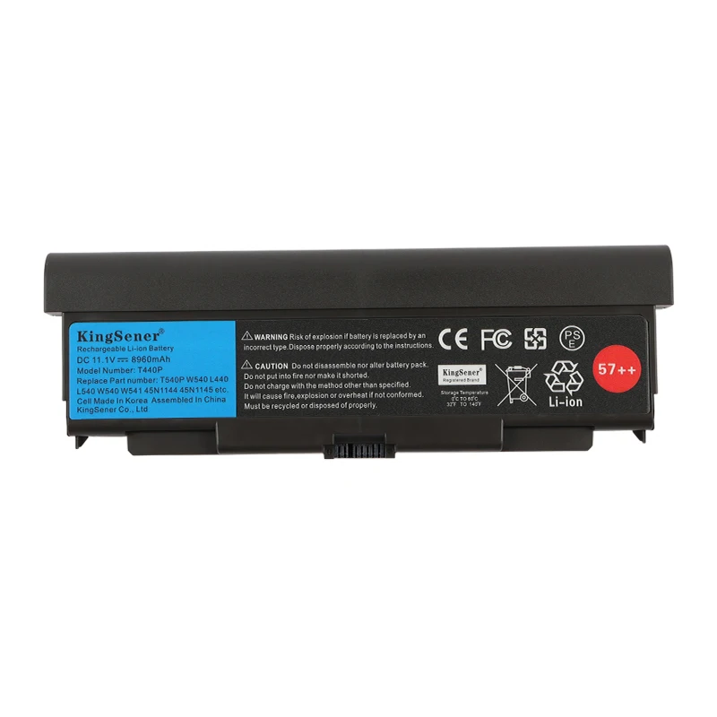 KingSener bateria do laptopa Lenovo ThinkPad T440P T540P W540 L440 L540 45N1152 45N1153 45N1149 45N1152 45N1145 45N1160 57 + 57 + + — zdjęcie produktu 7