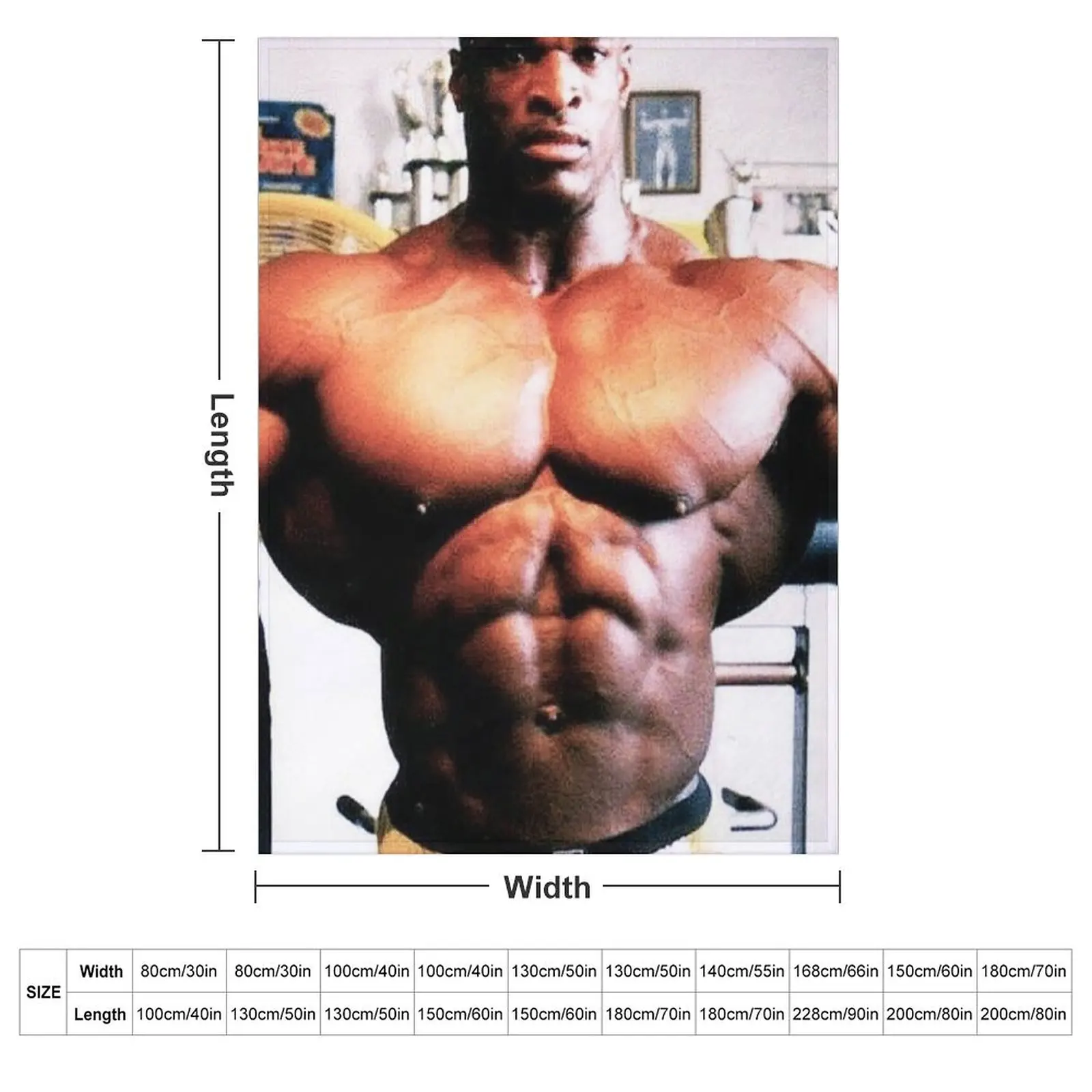 RONNIE COLEMAN - WINGS CLASSIC Throw Blanket Giant Sofa Tourist Decorative Sofa Warm Hairy Blankets