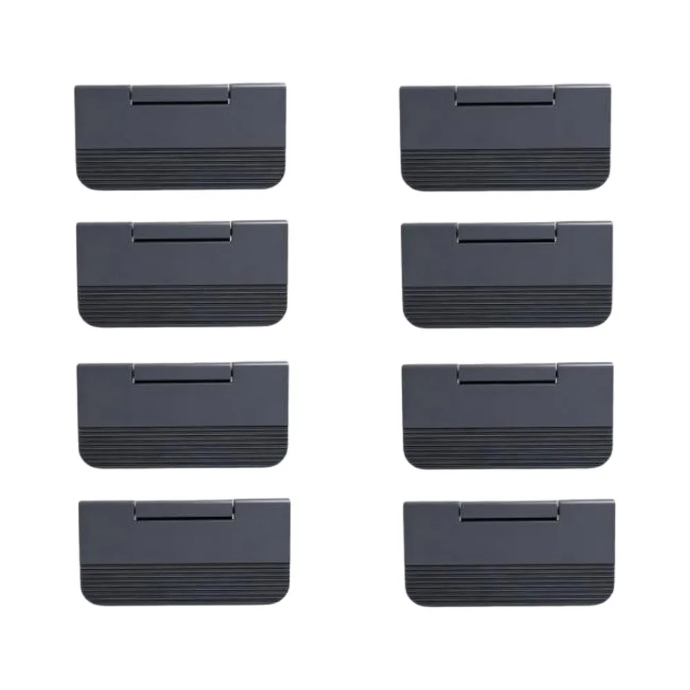 Inset Concealed Cabinet Pull Recessed Flip Handle For Wardrobe Sliding Door, Flush Mount Aluminum Alloy Hardware