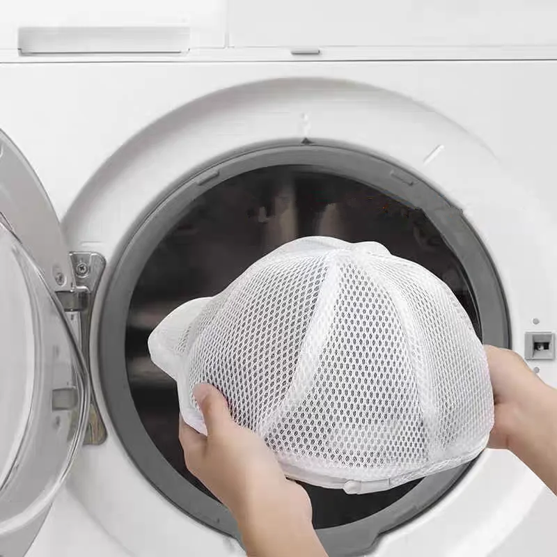 

Hat Wash Protector Bag Baseball Cap Cleaner Laundry Bag Anti-deformation Hat Bag Washing Machine Mesh Bag Portable Laundry Ba