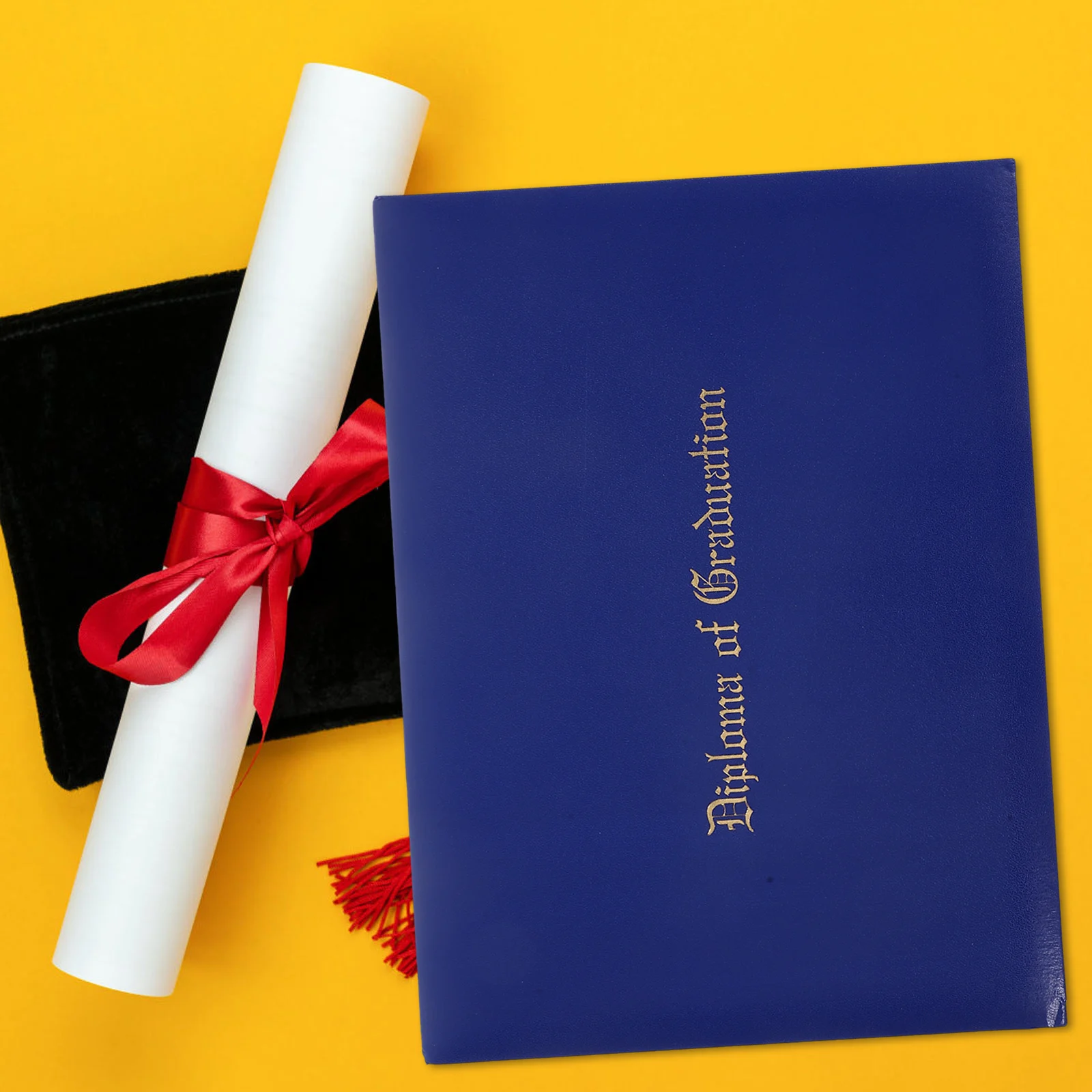 

Diploma Cover Certificate Holder Bachelors Degree Frame Paper Kit Printable Presentation Blue College