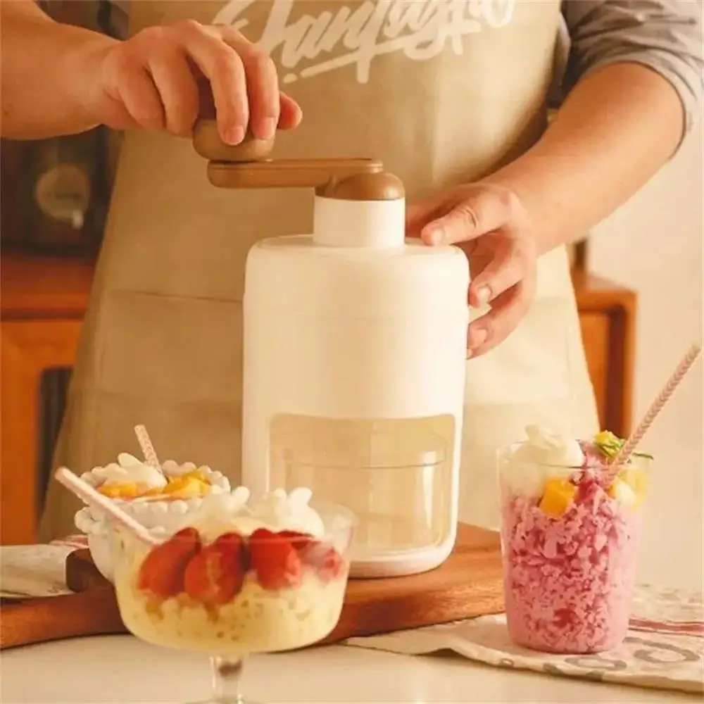 Fai da te per uso domestico a mano Shake di latte di ghiaccio tritato che fa macchina per frullato cucina a mano rompighiaccio Mein Mein ghiaccio