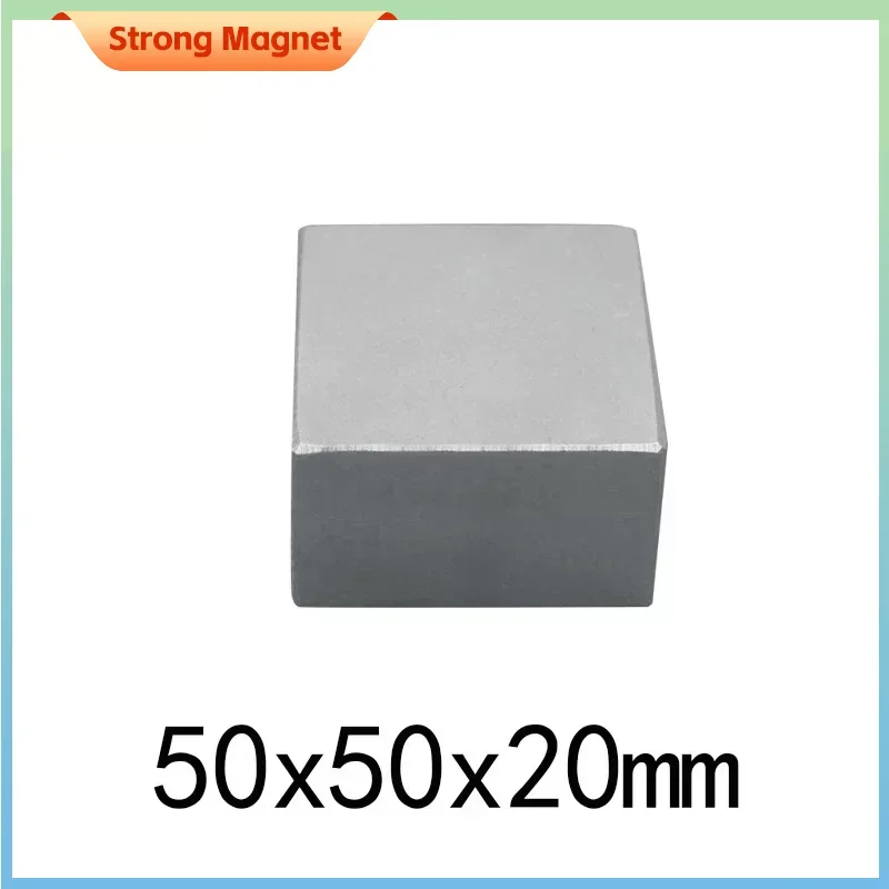 

50x50x20mm NdFeB Super Strong Neodymium Magnets Block Permanent Magnet 50x50x20 mm N35 Powerful Magnetic 50*50*20mm