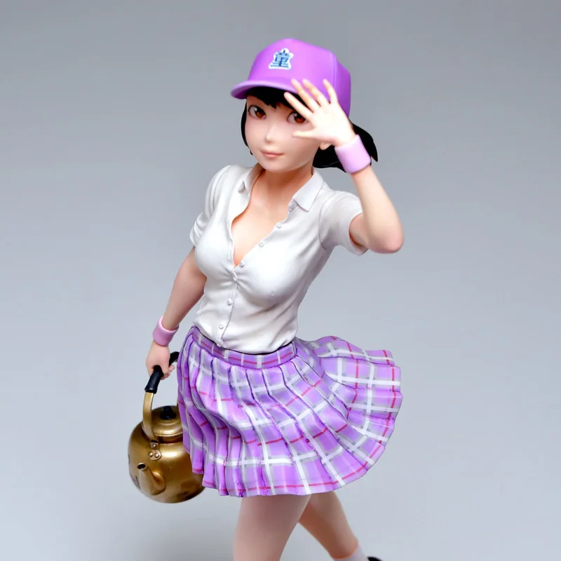 1/8 Die Cast Resin Figure Model Assembly Kit JK Baseball Uniform Girl Model DIY Toy Kit Unpainted Free Shipping