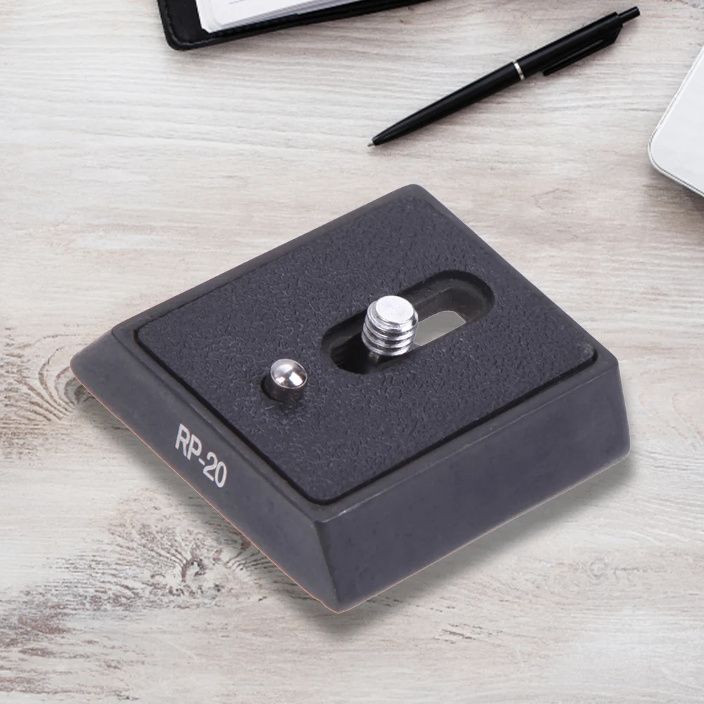 Plaque de dégagement rapide MH642 avec vis de caméra 1/4-20 pouces, plaque de dégagement rapide universelle avec vis de caméra 1/4-20 pouces