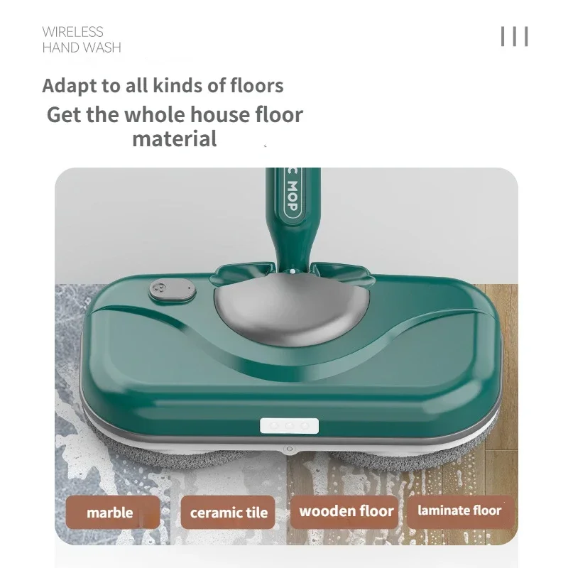 New Hand Vertical Mop Wireless Household Multifunctional Electric Wet and Dry Mop Cleaning Machine