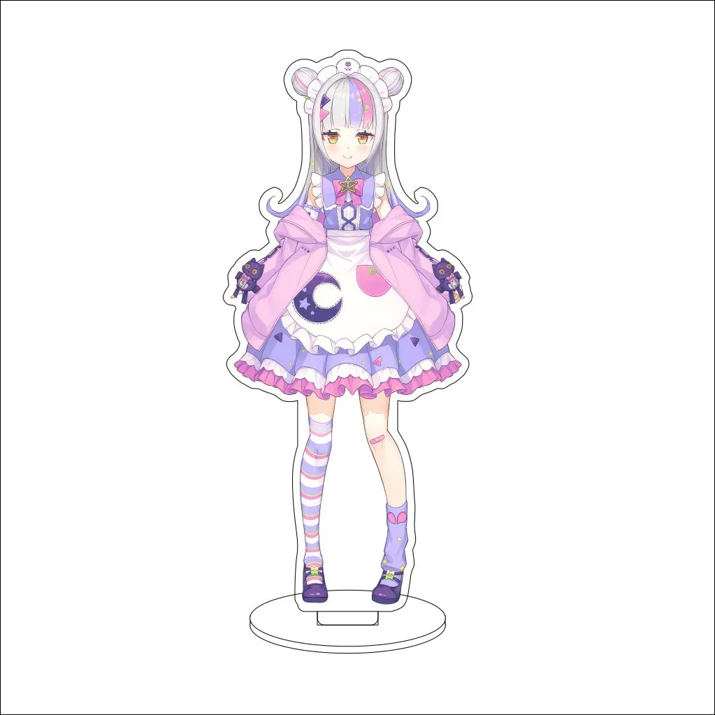16CM Anime Hololive Vtuber Sakura Miko Hoshimachi Suisei  Shirakami Fubuki Usada Pekora Cos Acrylic Figure Stand Ornaments Gifts view 3