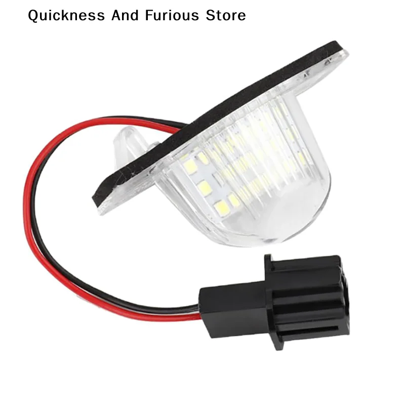 【MO】18 LED Car Number License Plate Lights Assembly Pure 6000K For CR-V FR-V Stream 12V SMD Number Lamp LED License Plate Light