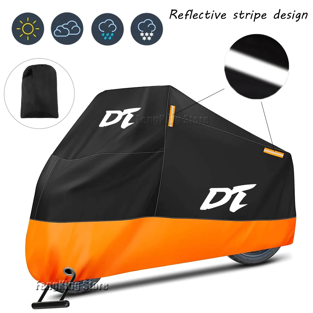 

for YAMAHA DT200 DT230 DT 125 200 230 Motorcycle Cover Waterproof Outdoor All Season Dustproof UV Protective Moto Rain Cover