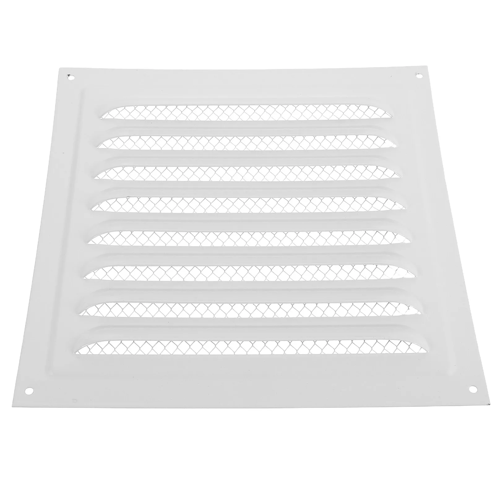 Heavy Duty Louvered Vent Cover Metal Air Vent Grille with Insect Screen for Rv Roof Shed Garage House Attic Ceiling Exterior