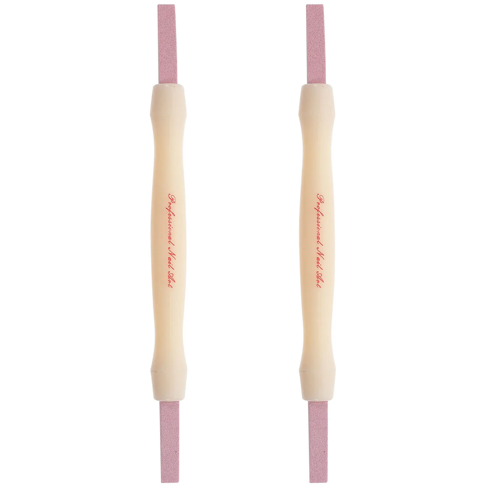 Stone Nail File 2PCS Manicure Buffing Tool Nail Polishing Pen Dead Skin Remove Trimmer Care Sanding Stick