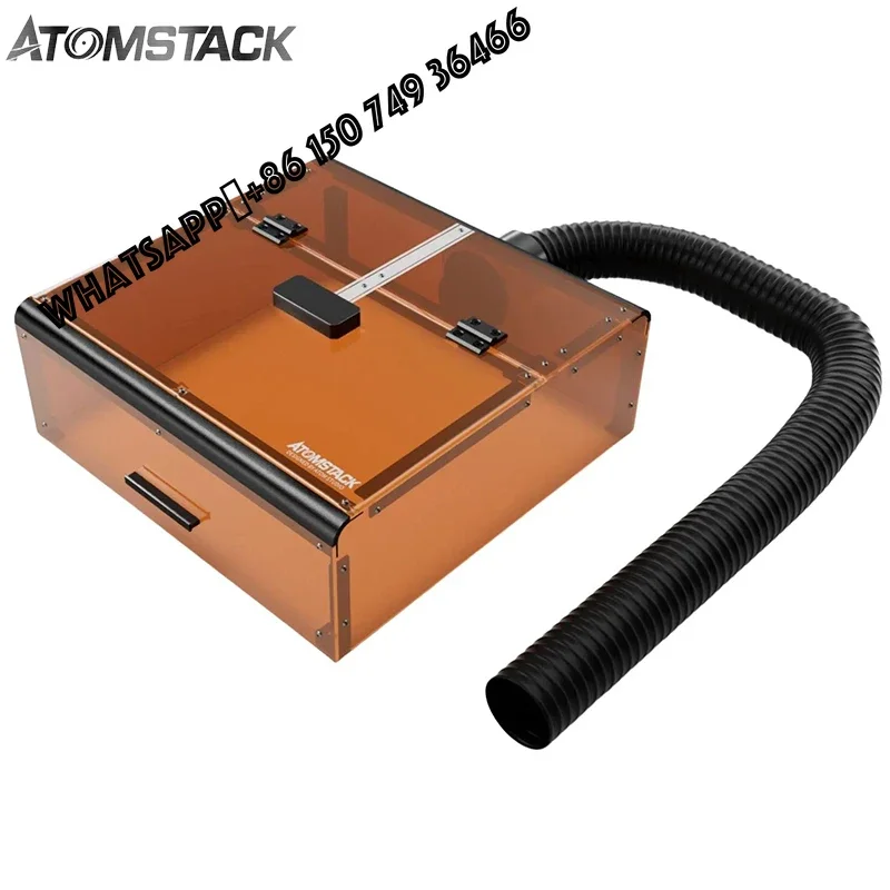 Atomstack B3 Case Fireproof Dustproof Smokeproof With Fan Lighting for A6 Pro A12 Pro A24 Pro La ser Engraving Machine