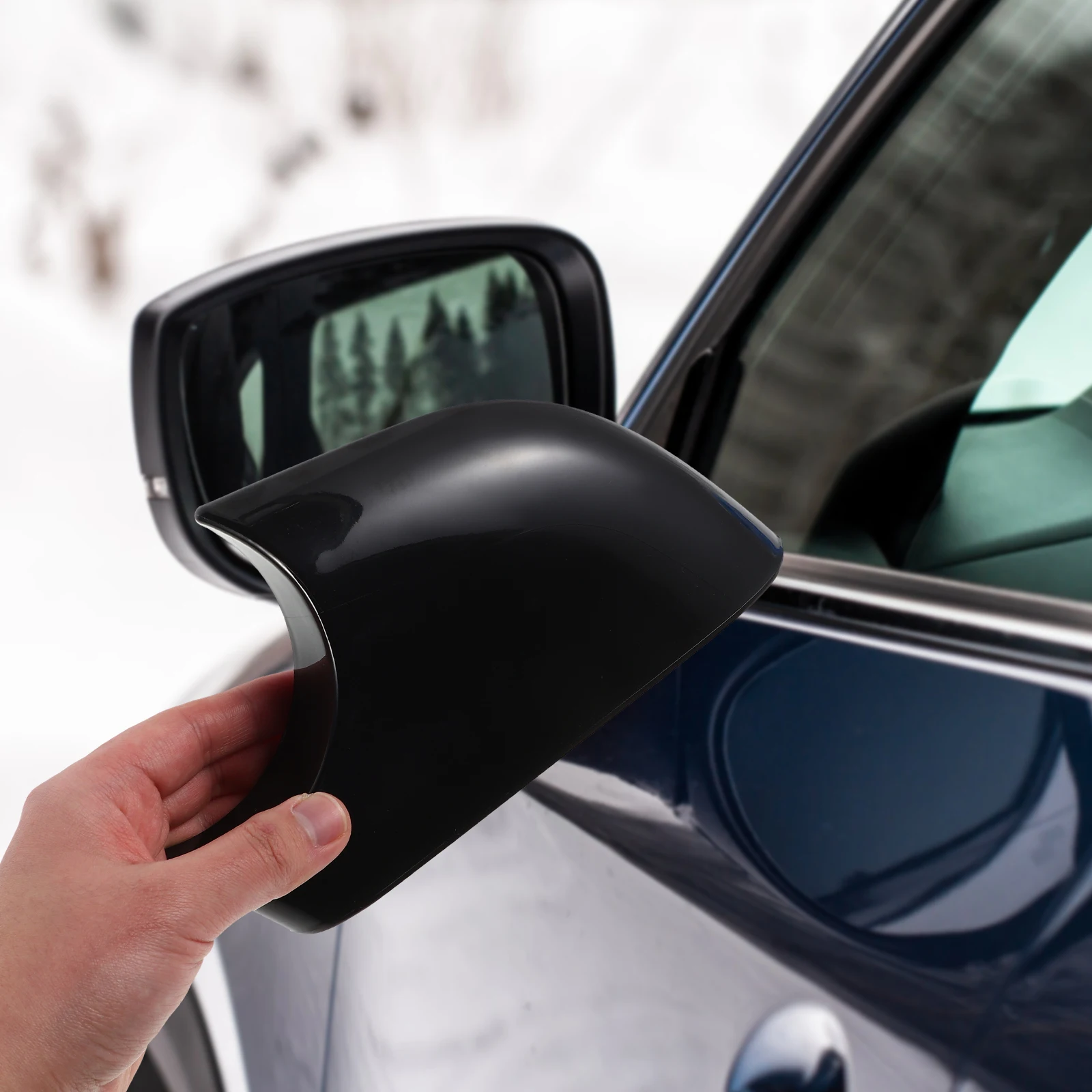 

Rearview Mirror Base Cover For 3 Durable Plastic Trim Installation Car Exterior Protection Side Mirror Housing Cap