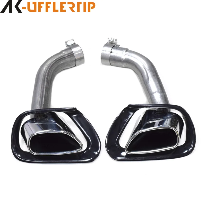 

Suitable for 08 to 13 BMW X5E70 round exhaust pipe modified square mouth square tail throat decorative tail cover