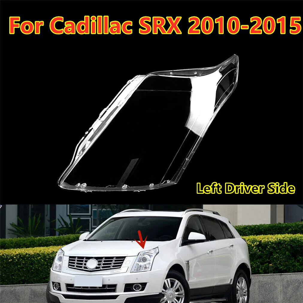 

1X прозрачная крышка левой фары + клей для уплотнений для Cadillac SRX 2010-2015