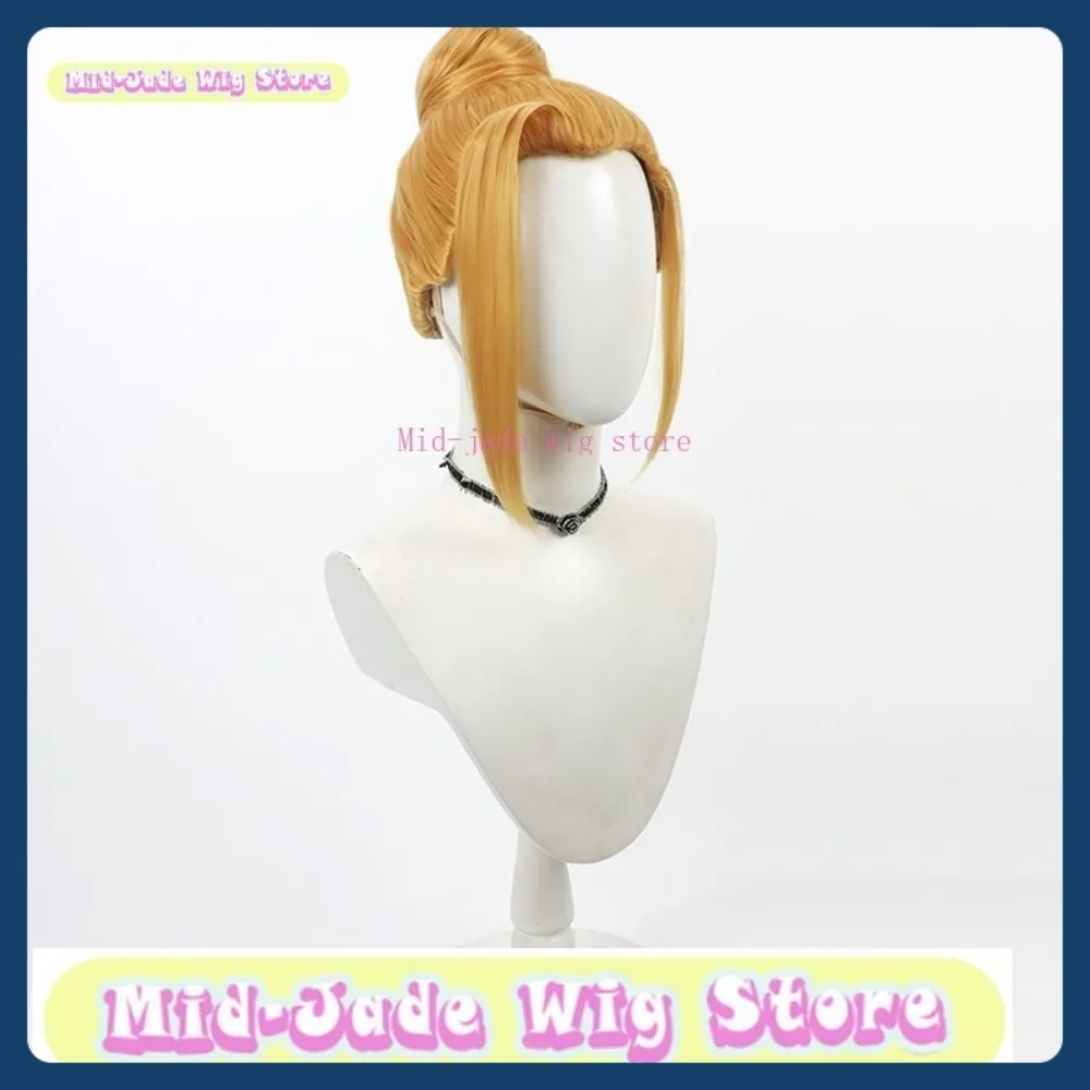 Mid-jade peruca loja torre de deus wangnan ja cosplay peruca anime jogo role play cabelo sintético festa de halloween