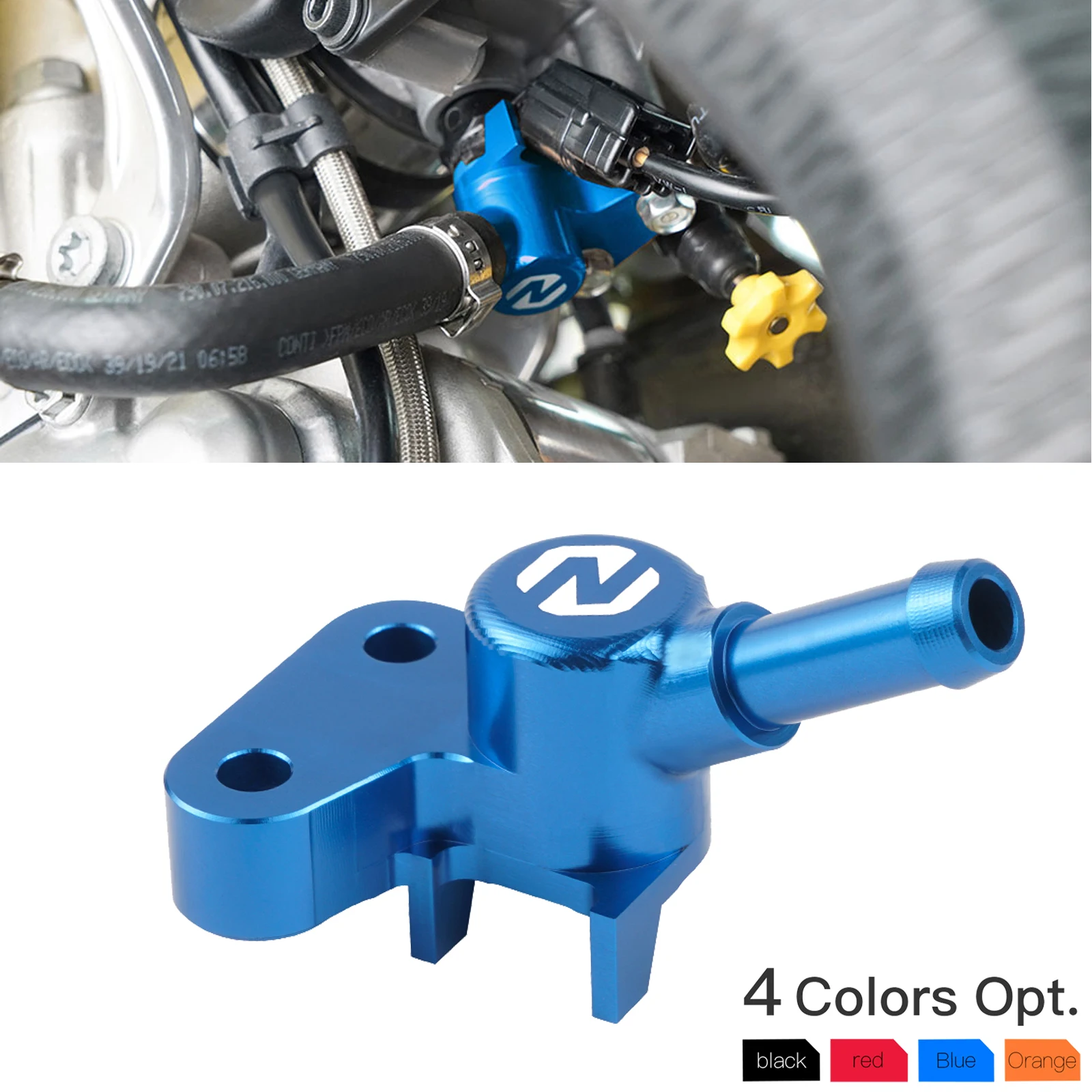 

NICECNC For Husqvarna FE 250 FE 250 FE 350 FE 450 501 FX 350 450 2017-2023 FC 250 350 FC 450 2016-2023 Fuel Rail Line Connector