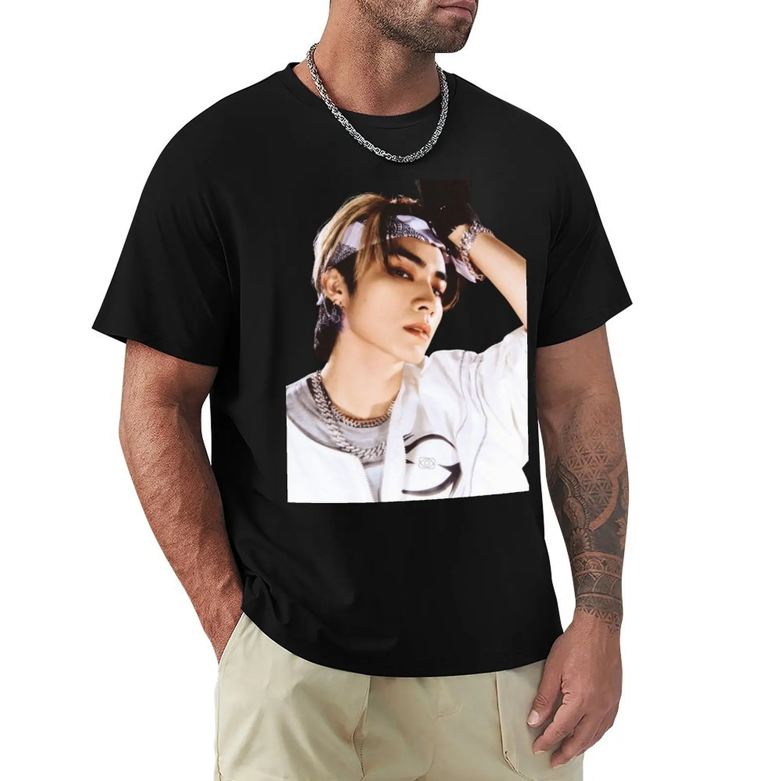 Xiaojun WAYV On My Youth T-Shirt Large Size Casual Tee Shirt