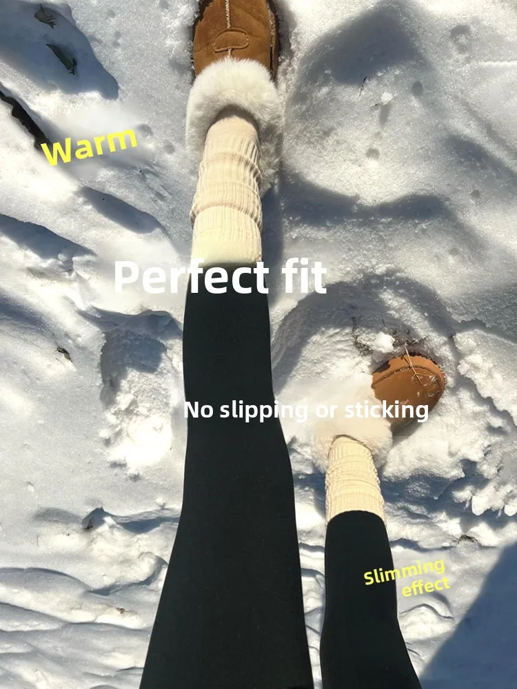 Fce Lined Yoga Pants Women's Winter Slimming Base Layer arkskin Design Comfortable No Tag Line High Waist Long Pants