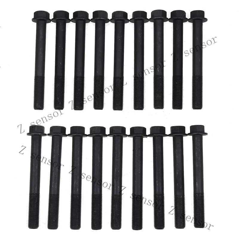 Z+ 18 Pcs New Cylinder Head Bolt 19013-03450 For Kubota Engine V2403 V2203 V2003/