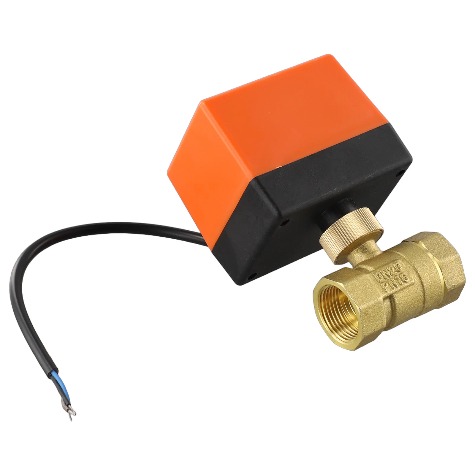 3-Wire Ball Valve Electric Ball Valve HVAC Applications 1.3 Mpa Pressure Rating Brass Material Cold Hot Water Compatibility